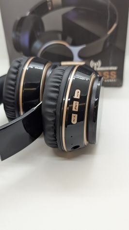 Cuffie Wireless Bluetooth Hi-Fi Stereo X-BASS nuove - Foto 4