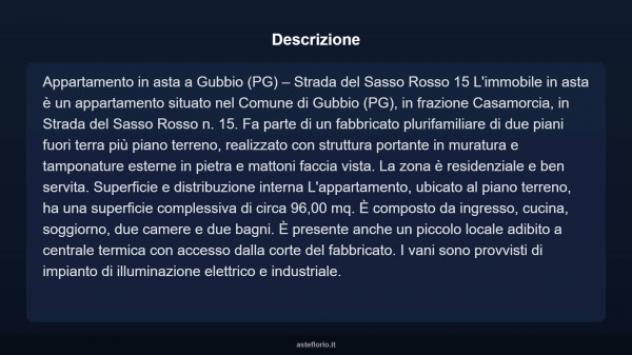 Immobile in asta di 96 m² in vendita a Gubbio - Foto 4