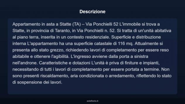 Immobile in asta di 116 m² in vendita a Statte - Foto 4