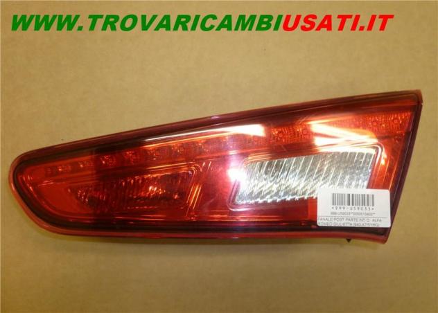 FANALE POST. PARTE INT. D. ALFA ROMEO GIULIETTA (940-X7/5Y/6Q) Parti elettriche Fanaleria Fanali Fanale post. sx. ALFA ROMEO - GIULIETTA - 01-03-2