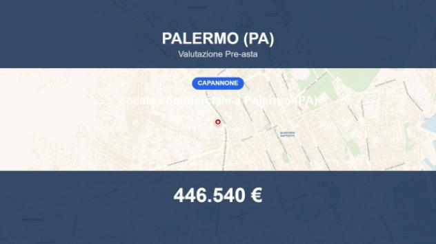 Immobile in asta di 1155 m² in vendita a Palermo