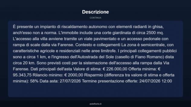 Immobile in asta di 210 m² in vendita a Toffia - Foto 18