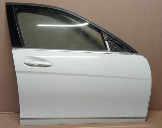 PORTA ANT.D. BIANCA CON ALZ Carrozzeria Lamierati esterni Porte Porta ant. dx. MERCEDES - C CLASS (W204/S204) - Mod. 02/07 - 08/10, MERCED