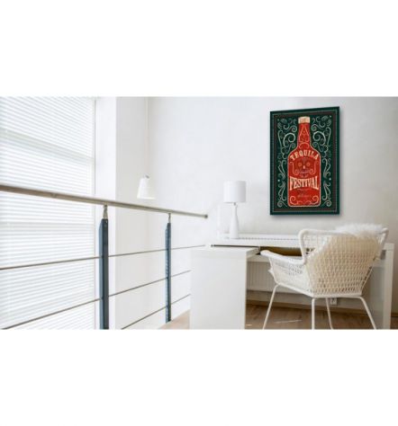 Quadro Con La Tequila Rossa - ARREDALACASA - Foto 2