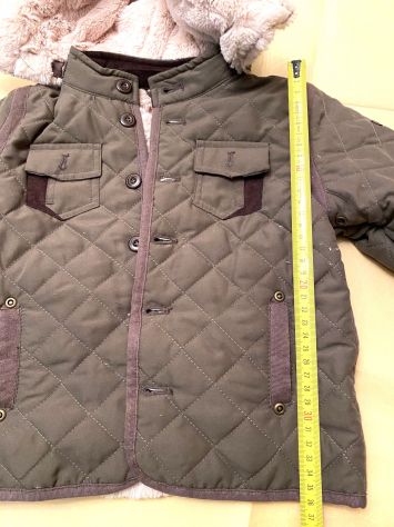 Giubbino grigioverde 18 mesi unisex con pelliccia interna Chicco - Foto 6