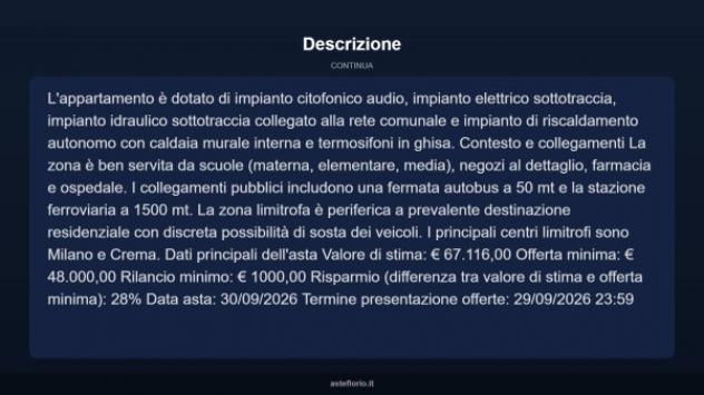 Immobile in asta di 57 m² in vendita a Lodi - Foto 16