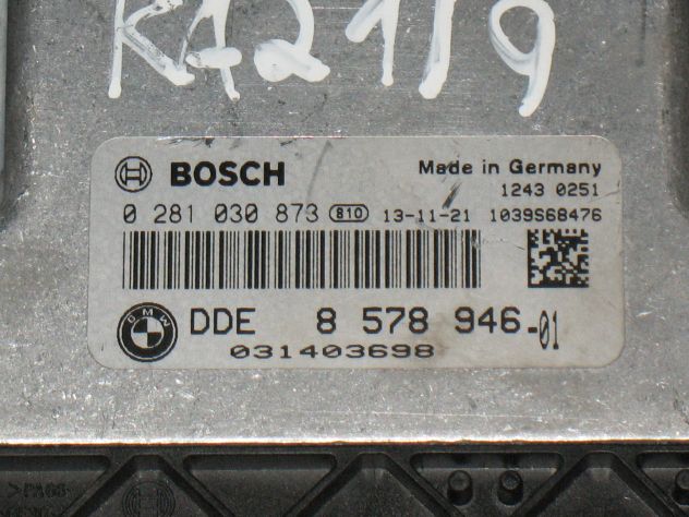 0281030873 ECU CENTRALINA MOTORE BMW F32 4-SERIES 420d 2.0 DDE8578946 8578946 - Foto 2