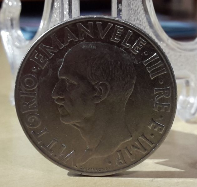 Italia, 1 lira 1940, XVIII. - Foto 6