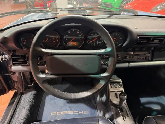 PORSCHE 911 964 Cabrio-Baltic Blu-Pelle Blu-Capote Blu rif. 24098111 - Foto 8