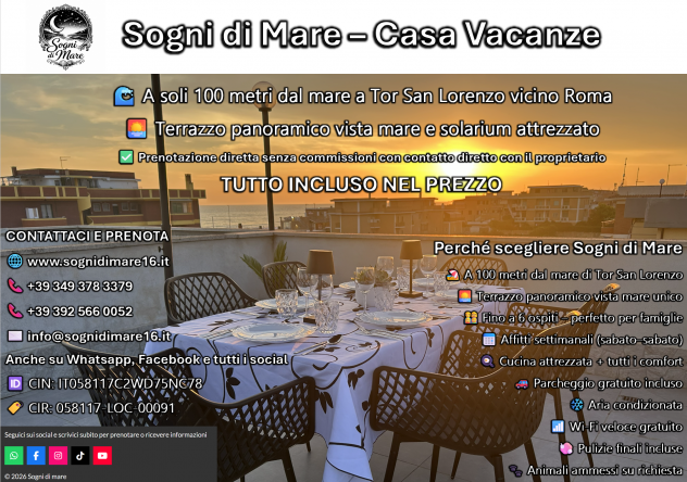 ποΈπ Sogni di Mare - PROMO SETTEMBRE + AFFITTI INVERNALI πποΈ - Foto 2