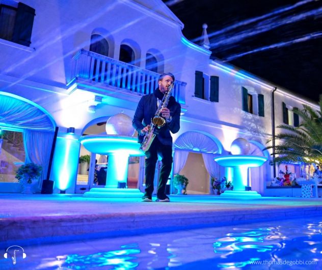 DJ SAX SASSOFONISTA MUSICA MATRIMONIO THOMAS DE GOBBI - Foto 2