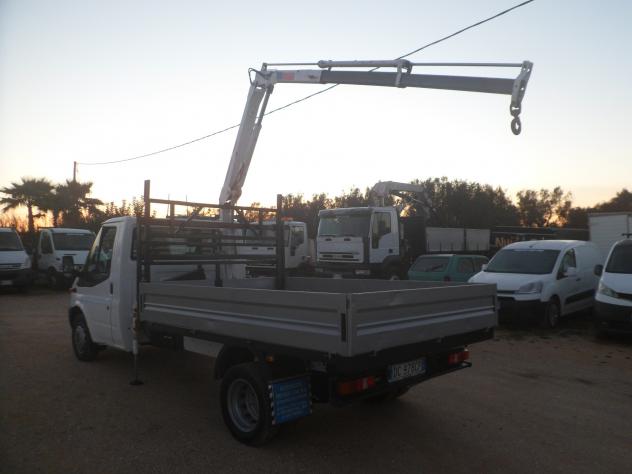 Ford Transit cassone fisso con gru - Foto 5