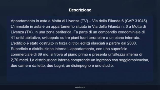 Immobile in asta di 89 m², box auto in vendita a Motta di Livenza - Foto 13