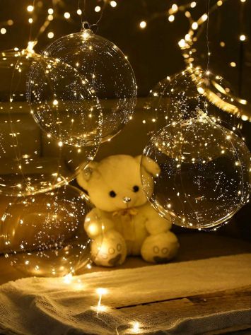 noleggio Palloncini trasparenti con illuminazione a LED - Foto 5