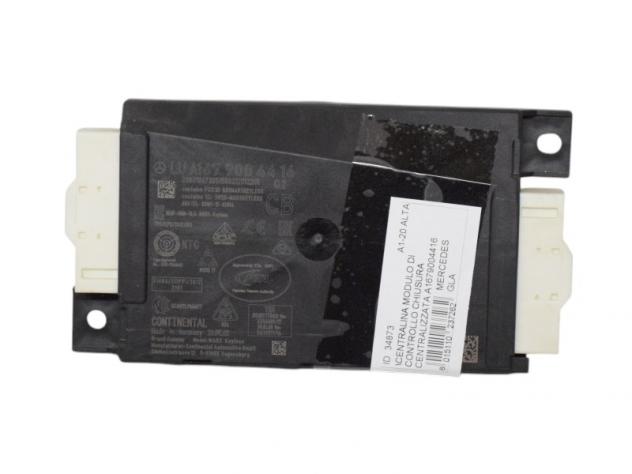 Centralina Chiusura Centralizzata Mercedes Gla A1679004416 - 34873