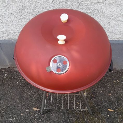 Barbecue trasportabile richiudibile a carbonella o legna - Foto 2