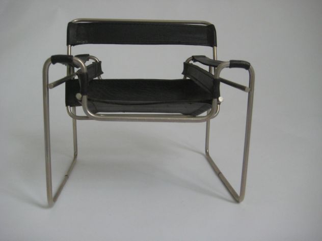 Miniatura Knoll Poltrona WASSILY disegnata da Marcel Breuer Knoll anni 80