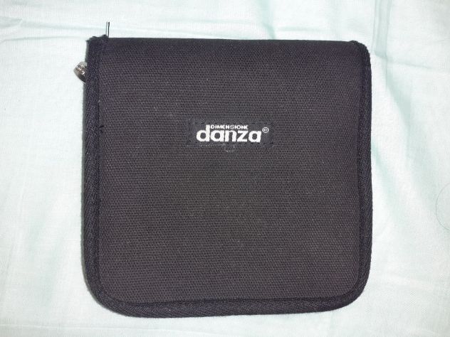 Borsa Porta CD DVD DVX Raccoglitore x 16 dischi Dimensione Danza in tessuto nero - Foto 2