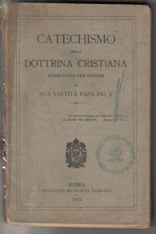 R45 - CATECHISMO DELLA DOTTRINA CRISTIANA