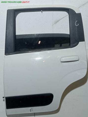 PORTA POST. SX BIANCO CON ALZ MAN / SE VETRO SCURATO 999-U1561461 Carrozzeria Lamierati esterni Porte Porta post. sx. FIAT - NEW PANDA - 2012 202