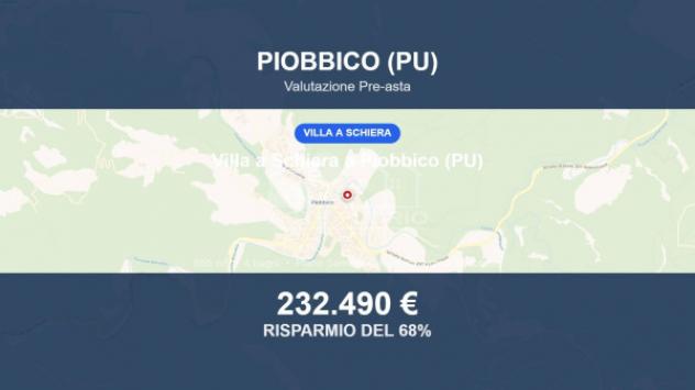 Immobile in asta di 655 m² con più di 5 locali e box auto doppio in vendita a Piobbico