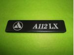Logo scritta posteriore Autobianchi a112 LX 6°s sesta serie ( 1983>) NUOVA