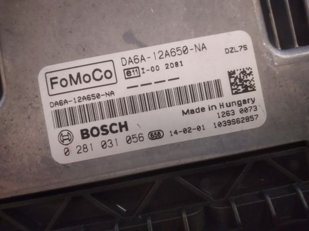 ECU FORD 0281031056 DA6A12A650NA DA6A-12A650-NA Centralina motore / Ford DA6A - Foto 2