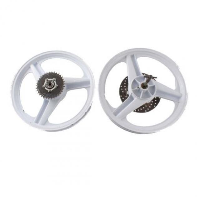 Coppia cerchi ruota 3 razze avio Motron GTO - Foto 2