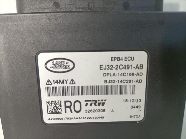 CENTRALINA FRENO STAZIONAMENTO LAND ROVER Range Rover Evoque 1° Serie EJ32-2C491-AB 224DT diesel 2179 (11) - Foto 2