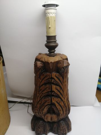 lampada in legno - Foto 3