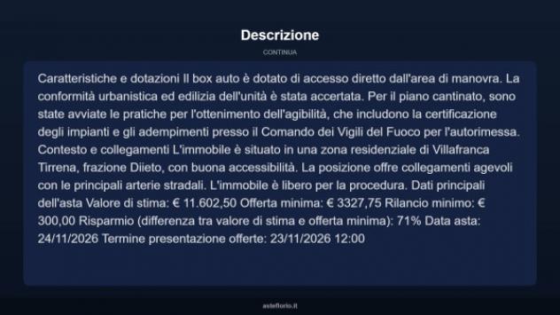 Immobile in asta di 21 m² in vendita a Villafranca Tirrena - Foto 9