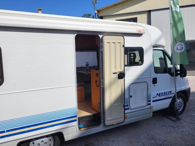 CAMPER ELNAGH DUCATO SEMINTEGRALE LETTO FRANCESE TENDALINO PORTABICI GENERALI USATO - Foto 8