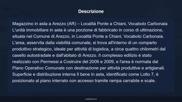 Immobile in asta di 1605 m² in vendita a Arezzo - Foto 4