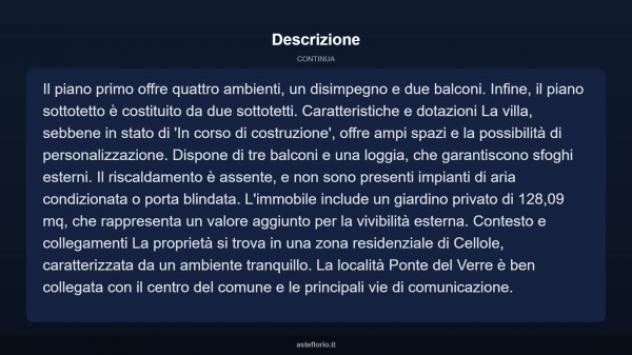 Immobile in asta di 181 m² con più di 5 locali in vendita a Cellole - Foto 4