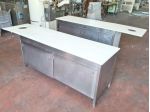 2 TAVOLI ARMADIATI PIANO IN TEFLON USATI
