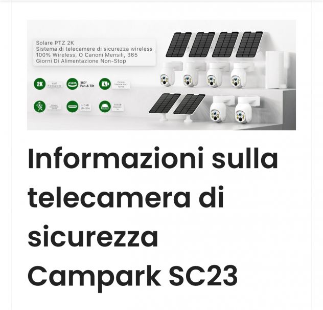 NUOVO !!! KIT VIDEOCAMERE DI SORVEGLIANZA WIRELESS - Foto 5