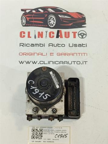 CENTRALINA ABS BMW Z4 E85/E86 3451 6763959 6764088 N46B20B benzina 1995 (0209) - Foto 3