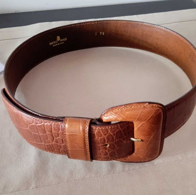 CINTA IN PELLE PAOLO MASI DONNA FIRENZE - Foto 7