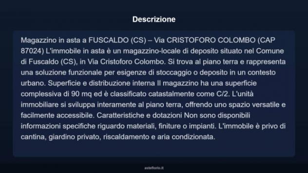 Immobile in asta di 90 m² in vendita a Fuscaldo - Foto 3
