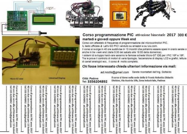 Micro-GT mini scheda programmazione PIC 16F876A - Foto 3