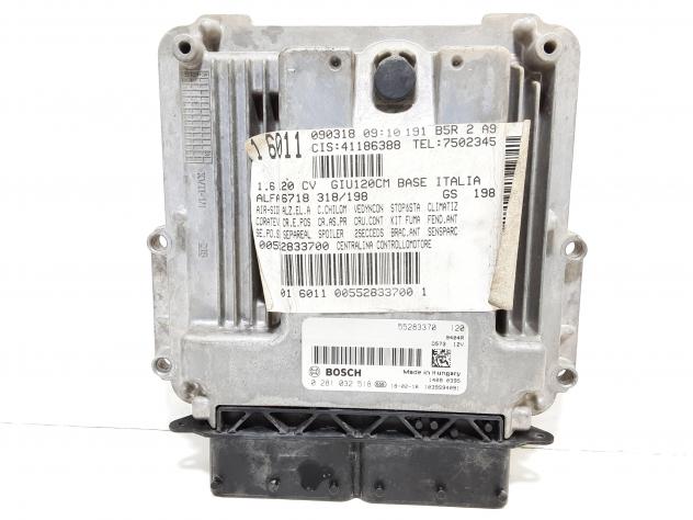 CENTRALINA MOTORE ALFA ROMEO Giulietta Serie (940_) 55283370 940c1000 Diesel 1600 (13)