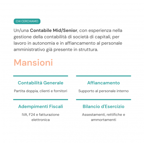 Contabile Mid/Senior - Foto 2