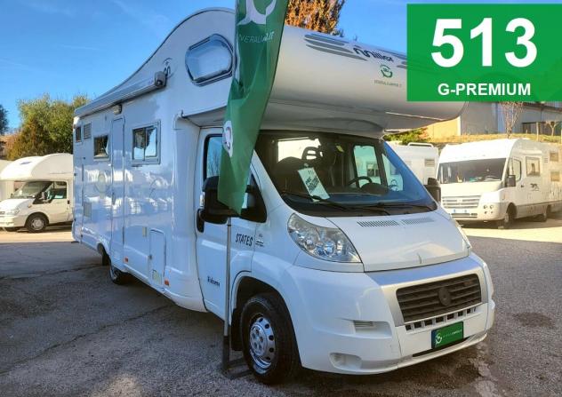 CAMPER MILLER DUCATO MANSARDATO 7 POSTI DOPPIA DINETTE CLIMATIZZATORE FOTOVOLTAICO GENERALI USATI 513