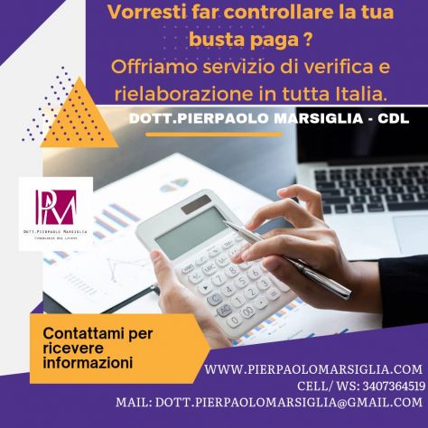 Vorresti far controllare la tua Busta Paga ?