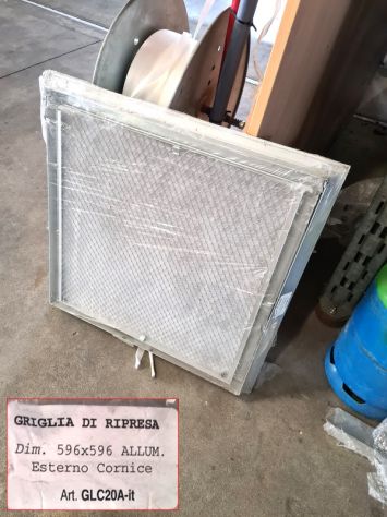griglia di ripresa aria in alluminio usata - Foto 2