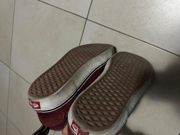 Scarpe Vans in Camoscio Bordeaux - Taglia 45 - Foto 2
