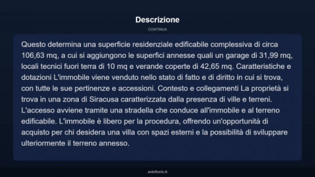 Immobile in asta di 106 m², box auto in vendita a Siracusa - Foto 3