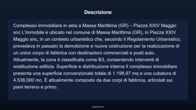 Immobile in asta di 1198 m² in vendita a Massa Marittima - Foto 4