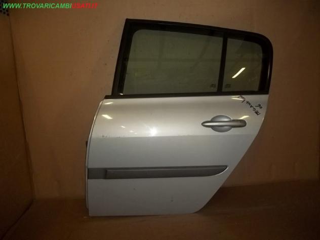 PORTA POST.S. ARGENTO RENAULT MEGANE (C84/B84) 3p / 5p  Carrozzeria  Lamierati esterni  Porte  Porta post. sx. RENAULT - MEGANE 3p / 5p - 01-02-2006 -