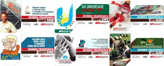 59 schede telefoniche usate da collezione - Foto 6